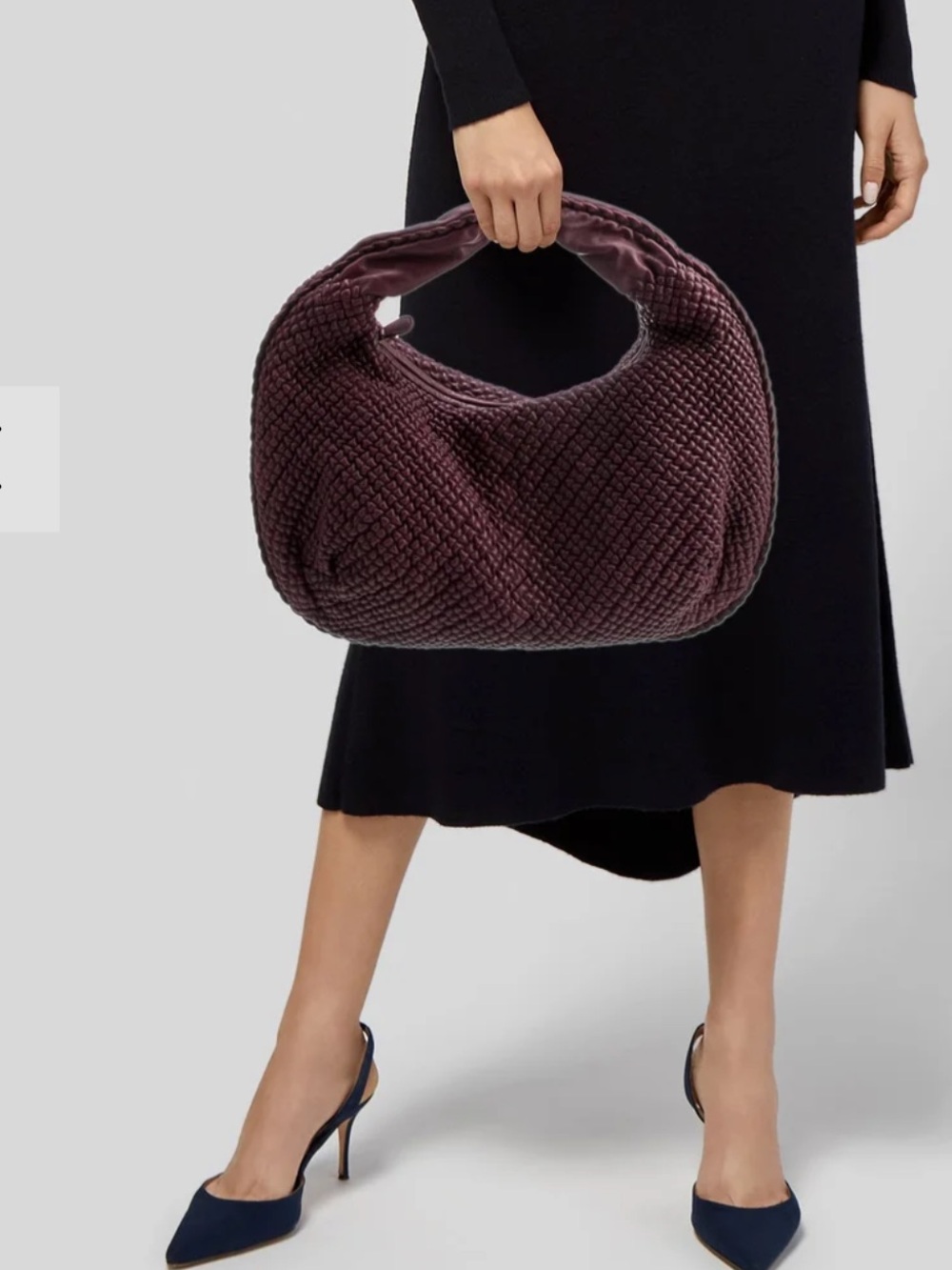 BOTTEGA VENETA Mini Ponza Leather Belly Hobo Bag Large. EXCELLENT! RT $ 3998. - Picture 14 of 16